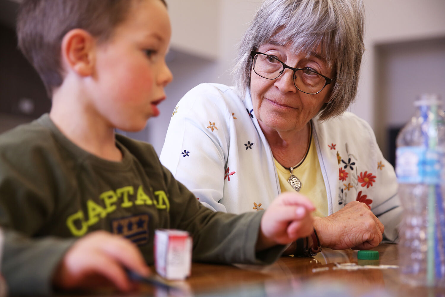 Mary Rhoads works with Trayben Tobiasson